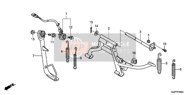 Honda NSC50T2 2014 Estar para un 2014 Honda NSC50T2